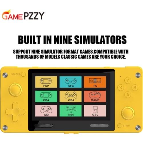 Mini Handheld Video Game Console HGC825 Portable Retro Game Console 4.0 Inch IPS Screen Emulator For 9 Simulators Gift For Kids