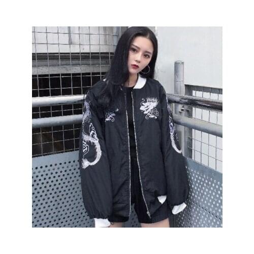 Kpop IU Lee Ji Eun fashion casual Embroidery Baseball sweatshirt women exo Harajuku streetwear korean hip hop Baseball clothes