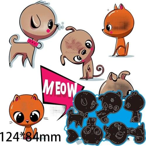 Metal Cutting Dies PETS new for decoration card DIY Scrapbooking stencil Paper Craft Album template Dies 124*84mm