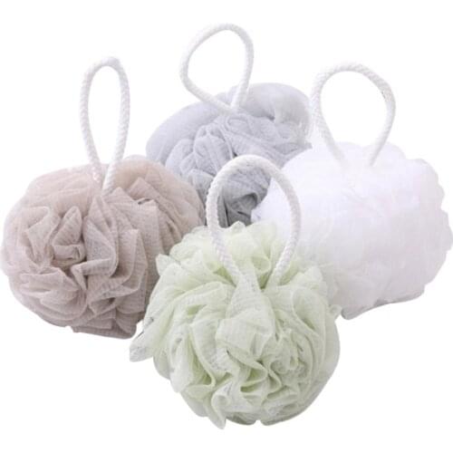 Soft Shower Bathing Ball Brush Foam Bubble Net Skin Spa Massage Body Scrub Cleaning Washing Tool Relax Massager