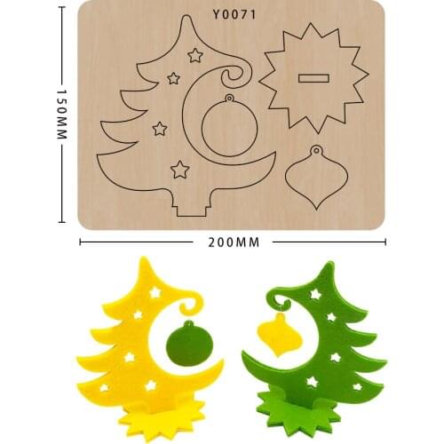 New Christmas Tree DIY Cutting Dies Scrapbooking Craft Leather Mold Suitable For Common Big Shot Machines On The Market