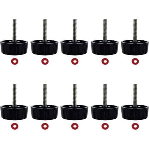 New 10Pcs Screws Nuts Caps for Fishing Spinning Reels Knob Power Handle Grip