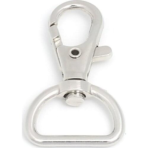 New 50 Pcs/lot Metal Hook Clips Buckles Detachable Snap Hook Bag Strap Belt Webbing Leash Hooks Diy Replacement Bag Accessories