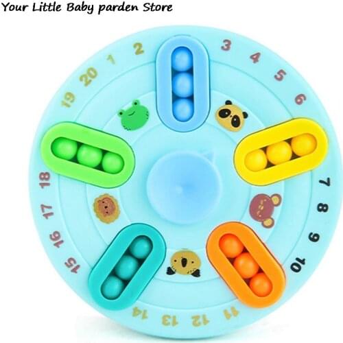 New Stress Relief Fingertip Children Intellectual Finger Little Magic Bean Cube Rotating Decompression Fingertip Gyro Gift