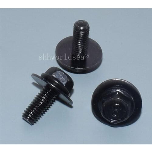 Shhworldsea 100PCS 6MM Car Hexagon Headed Bolt Screw Positioner 9GG600616T For Mazda Door Switch Self Tapping Screw