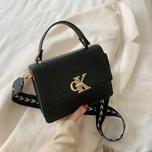 Women Pu Leather Shoulder Bags Stone Female Messenger Bags Ladies Functional Crossbody Bags British Style Small Square Package