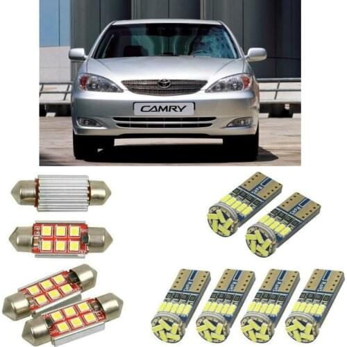 Super bright Interior led Car lights For Toyota camry saloon v3 2001-2006 car accessories boot light