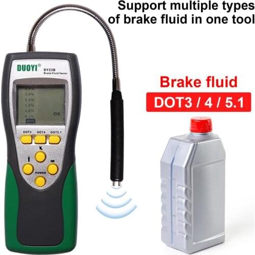 DY23B Car Brake Fluid Tester Universal Oil Quality Accurate Test Automotive Brake Fluid Water Content Check For DOT3 DOT4 DOT5.1