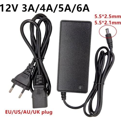 12v 3A universal 12 volt power supply AC DC power adapter ac/dc 220v to 12v Adaptor adaptador switching converter 4A 5A 6A 12.5A