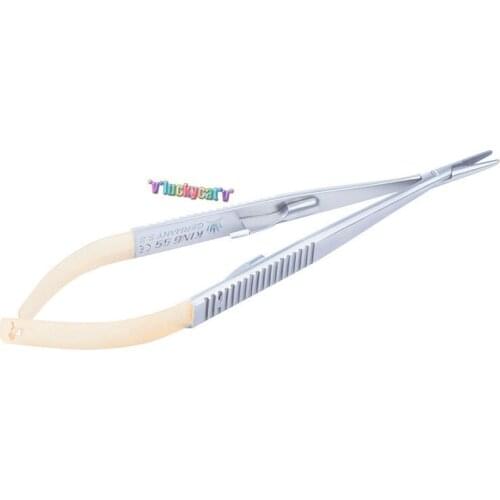 1pc Surgical Dental titanium Castroviejo Needle Holder Straight 140mm without lock