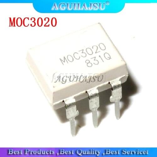 10PCS MOC3020 DIP6 DIP photocoupler new original