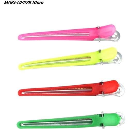 12 Pcs/Bag Hair Clips Colorful Hairdressing Salon Sectioning Clips Clamps Hair Styling Grip for Women Girls Wholesale