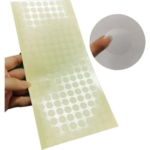 1600 round frosted translucent labels PET scrapbook label sealing sticker DIY self-adhesive gift sticker diameter 1cm/1.5cm/2.5c