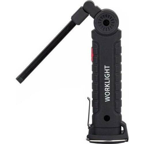 180° COB Bulb Flashlight Work Light USB Rechargeable Flashing Car Light Inspection Lamp Emergency Torch M0E2