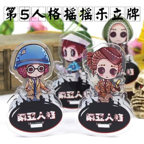 9.5cm Identity V Game Doctor Gardner Coordinator Fifth personality Shaking Standing Plate Model