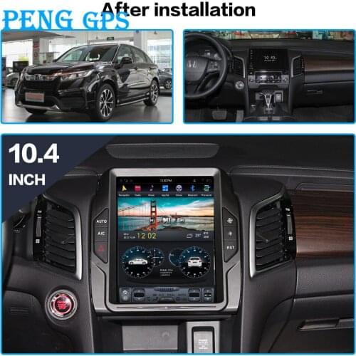 2+64G 10.4" Tesla Vertical Screen Car Radio For HONDA AVANCIER 2017-2018 GPS Navigation Headunit Multimedia