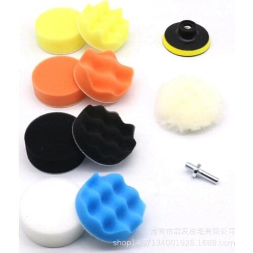 Car Polishing Pad 3/4/5/6/7 inch 11Pcs/set Sponge Buffing Waxing Boat Car Polish Buffer Drill Wheel polisher Removes Scratches