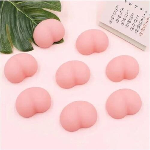 Car bumper lip styling door protector anti-collision decompression toy soft rubber butt silicone Car sticker Scratch resistant