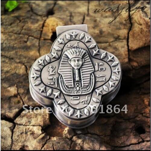 Free Shipping - New Arrival! Fashion Jewelry Box Zinc-alloy Metal trinket box Egypt Style Ring Box Mini size