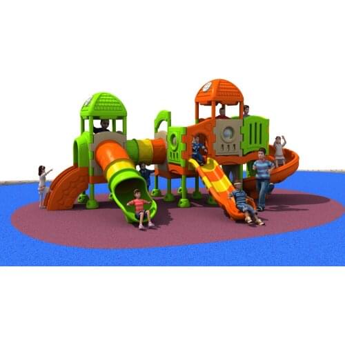 CE/TUV/SGS family/school outdoor plastic playground equipment park slide amusement structrue YLW-OUT171118