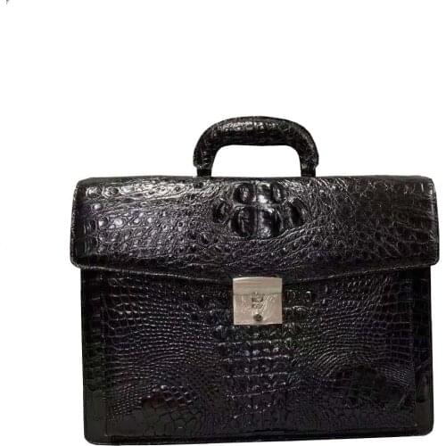 Fanzunxing new arrival men handbag male crocodile leather bag men briefcase black offce bag laptop bag man