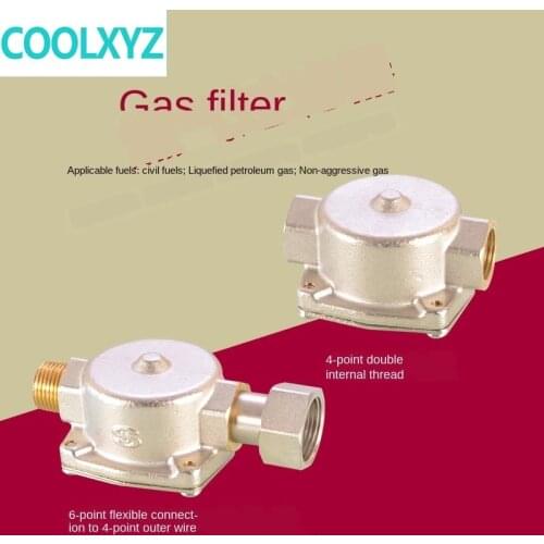 Natural Gas Liquefied Gas Gas Filter Wall-mounted Boiler Gas Water Heater High and Low Pressure Reducing Filter Valve