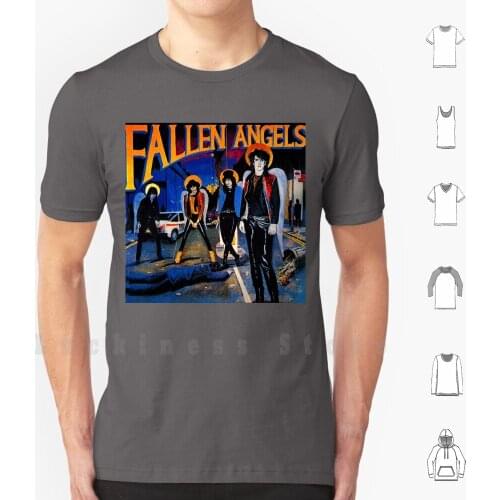 Fallen Angels T Shirt DIY Cotton Big Size S-6xl Fallen Angel Vibrators Knox Hanoi Rocks Punk Rock London Uk England English