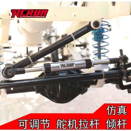 RCRUN Hydraulic Adjustable Steering Tie Rod Tilting Steering Rod for 1/10 RC car parts toys