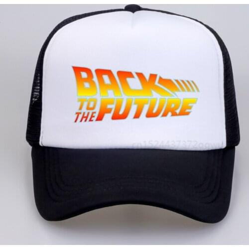Back To The Future Dad Hat Summer men Cool Mesh Breathable trucker cap Unisex 100 cotton adjustable snapback hats bone