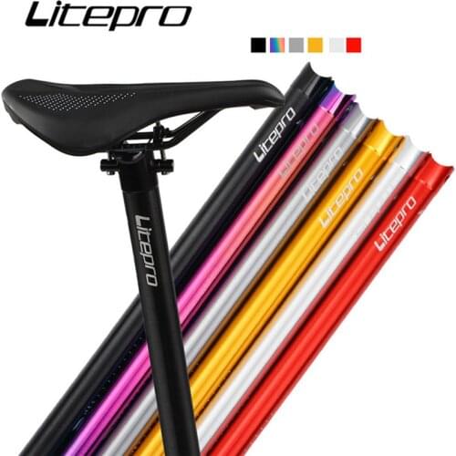 Litepro Folding Bike Ultra-light Seatpost Seatrod Aluminum Alloy 33.9 * 600mm Seat Post Seat Tube Seatpipe 80g