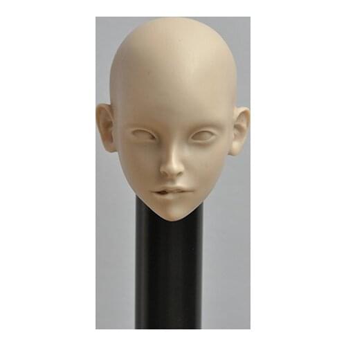 1/6 Scale Beautiful Girl Women Unpainted Head Model for 12''Figure Body DIY