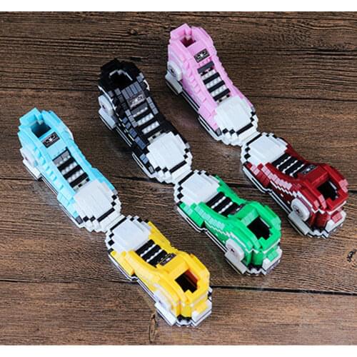 Mini Building Block Basketball Shoes Model AJ Sneakers Build-bricks Set DIY Assembly for Kids Boyfriend Gifts Blocks Toy