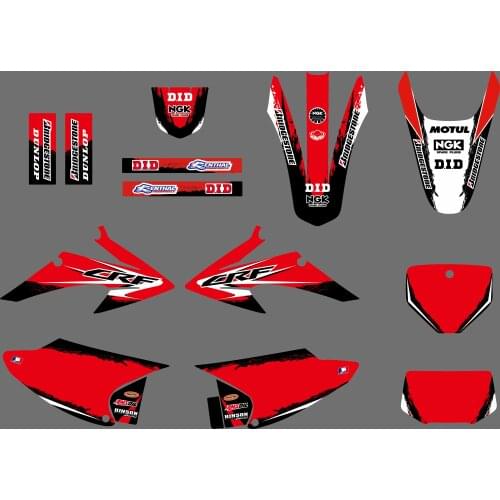 New Style TEAM Graphics Decals Sticker Deco For Honda CRF150 CRF230 CRF150F CRF230F 2008 2009 2010 2011 2012 2013 2014
