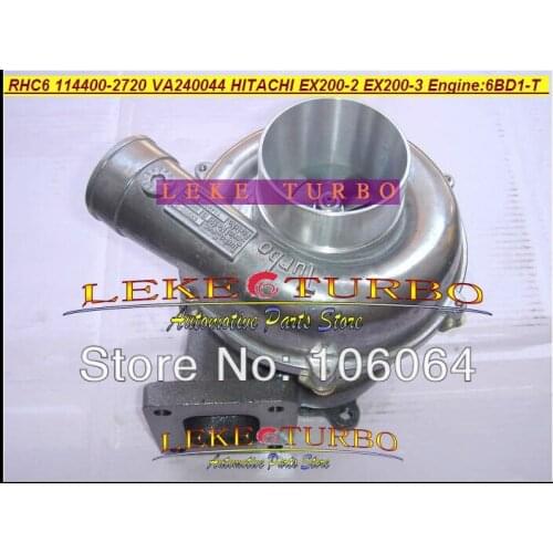 Wholesale NEW RHC6 114400-2720 114400 2720 VA240044 Turbo Turbine For HITACHI EX200-2 EX200-3 6BD1-T oil Cooled Turbocharger