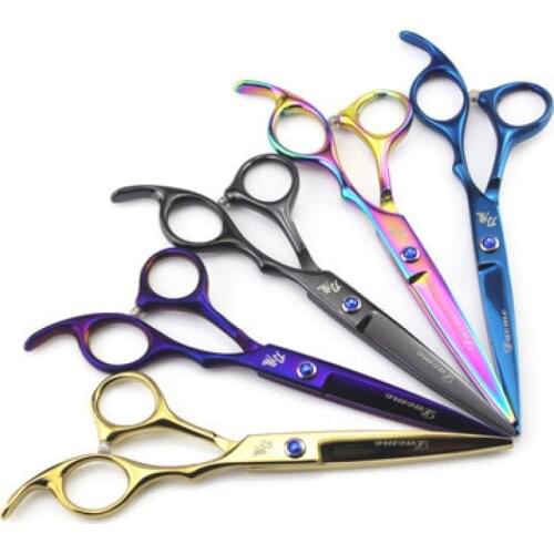6" Hair Cutting Scissors Thinning Shears Stainless Steel Pro Salon Barber Shears Hairdressing Kit Salon Styling Haircut Tools