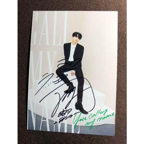 Signed GOT7 Choi Young Jae YoungJae autographed photo CALL MY NAME 5*7 1019O2