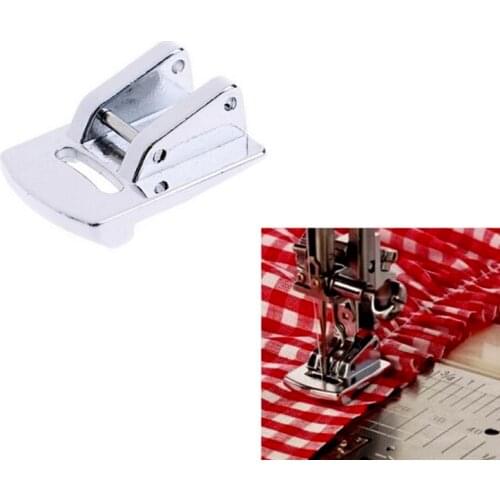 Sliver Rolled Hem Curling Sewing Presser Foot For Sewing Machine Singer Janome