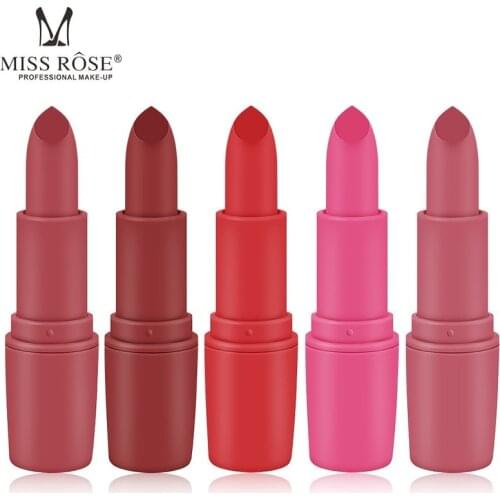 25 color Miss Rose professional makeup set durable waterproof lipstick cosmetics beauty matte lipstick, sexy lipstick