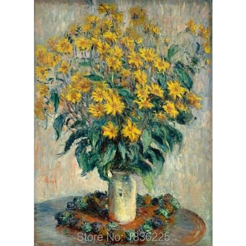 Hand painted modern flower oil paintings canvas picture sunflower oil modern paintings home decor for home interior decorator