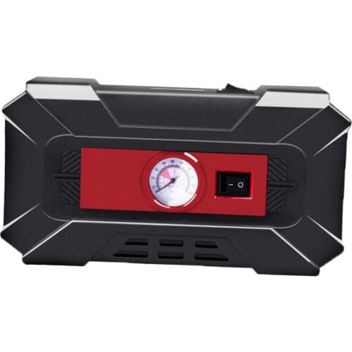 Tire Inflator Car Air Pump Compressor Electric Portable Auto 12V w/ Meter Guague