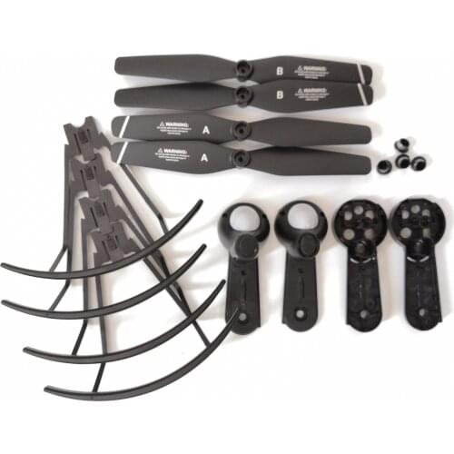 RC drone rc Quadcopter replacement parts foldable arm propeller blades guard for S167 S166 S167GPS