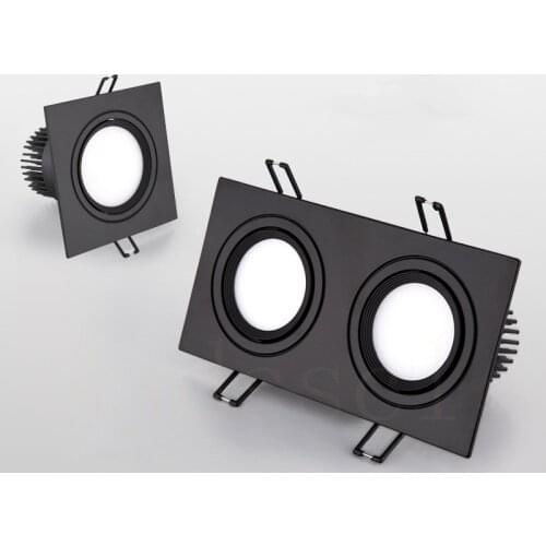 Led Downlight Square Ceiling lightDimmable cob Spot Light 5w 7w 10w 15w 20w AC85-265V ceiling recessed Lights Indoor Lighting