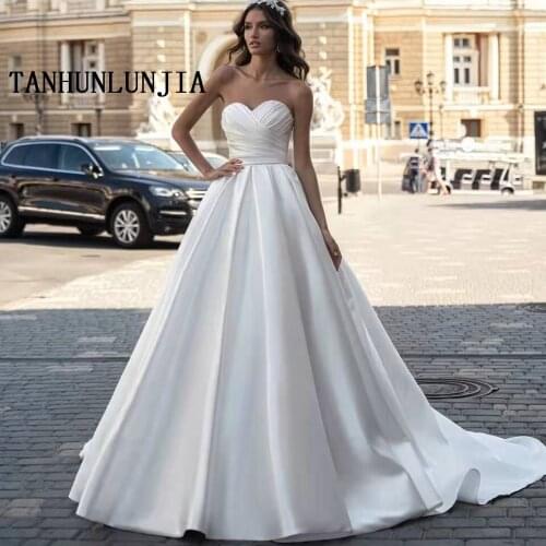 Sleeveless Wedding Dresses TANHUNLUNJIA China