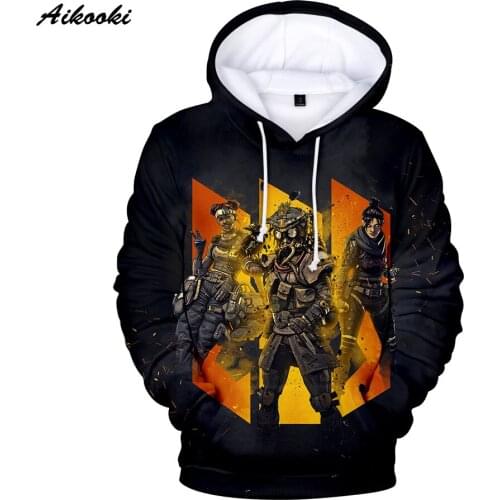 Warm Creatieve 3D Apex Legends Hoodies Sweatshirts Mannen Vrouwen Hoody Game Apex Legends Kleding Polluvers Ontwerp Fash Size