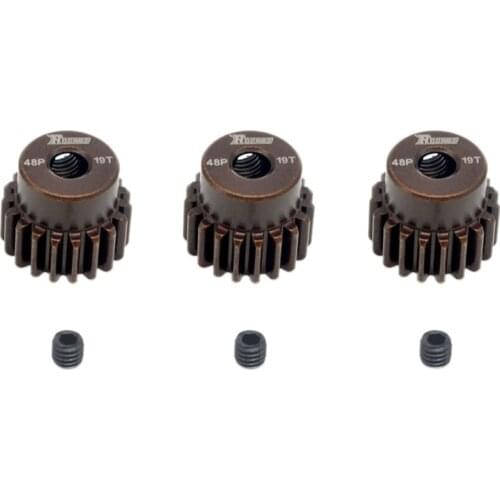 48DP Red Diamond Motor Sprocket Brushless Motor Gear for RC Car F540 1/10 1/12 1/14 3650 3660