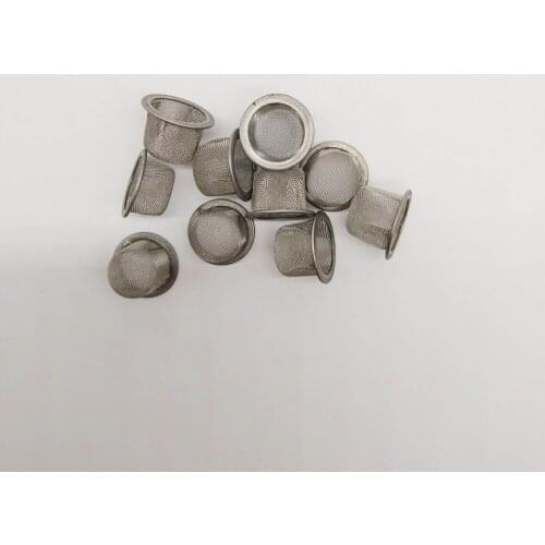 10PCS Quartz Crystal Smoking Pipes Wand Metal Filters Accessories