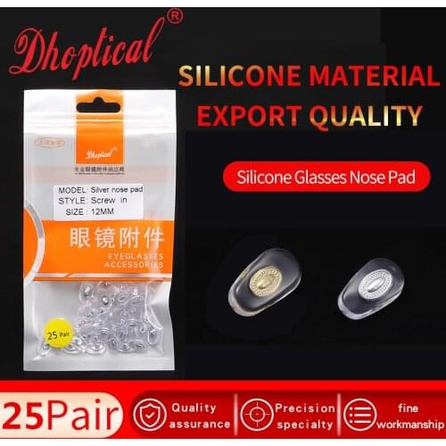 25 Pair metal nose pad screw in eyewear part accessories by dhoptical