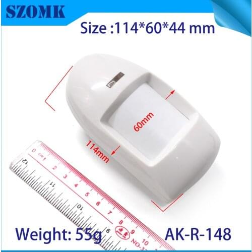 4pcs customized abs plastic sensor enclosure for electronic detector device 114*60*44