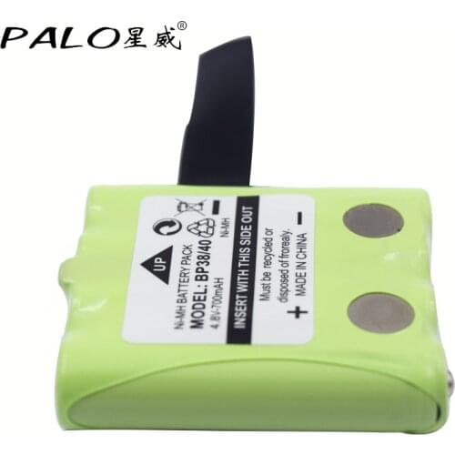 4.8v 700mAh Model BP38/40 Environmentally Friendly Ni-MH Battery Pack Cordless Phone Battery