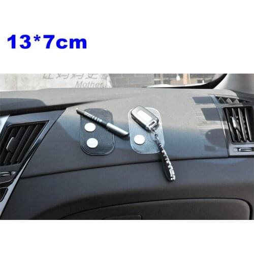 13*7cm/14*8.5cm Black Car Anti Slip Non Slip Mat Mobile Holder For iPhone Mobile phone GPS Key Car Accessories Sticky Pad